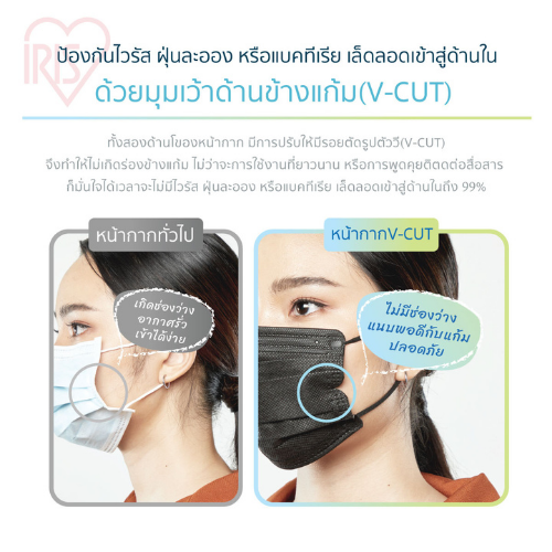 IRIS FaceMask SmalllSizeBlack(__ZTPN60SB01-(6)