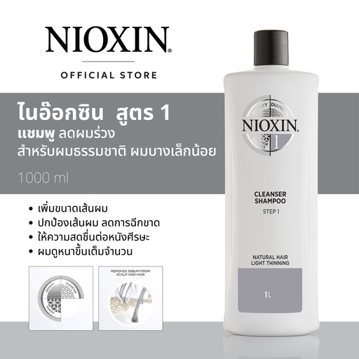[WAMHNSYS1] NIOX SYS1 SHAMPOO 1000ML