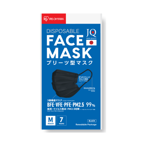 [ZTHPN7MB01] IRIS FaceMask NormalSizeBlack(